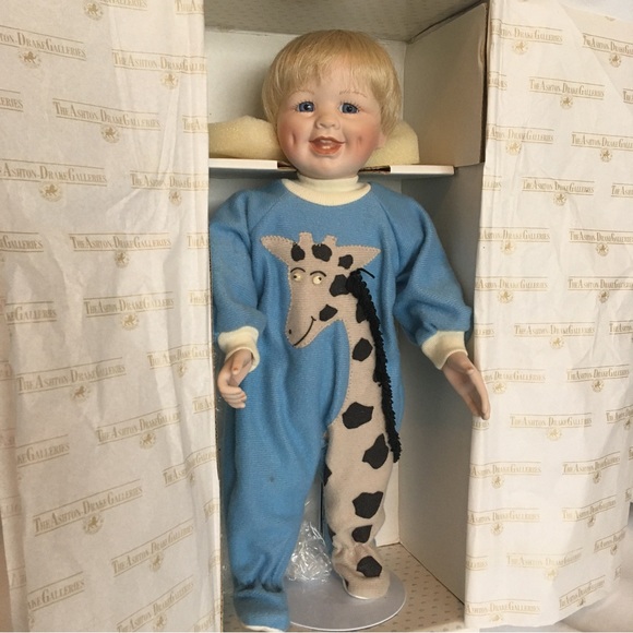 The Ashton Drake Galleries Other - Vintage “Caught in the Act” Baby Boy Porcelain Doll